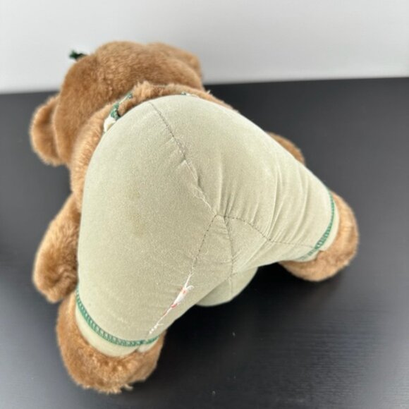 Dakin 1979 Yodel LederhOne Sizeen Teddy Bear 10 Brown Green Hat Plh Stuffed Anim - Picture 7 of 7